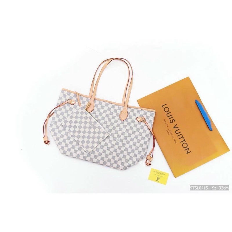 TÚI LV NEVERFULL KÈM VÍ