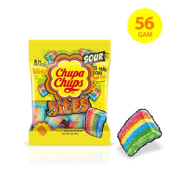 Kẹo dẻo cầu vồng chupa chups