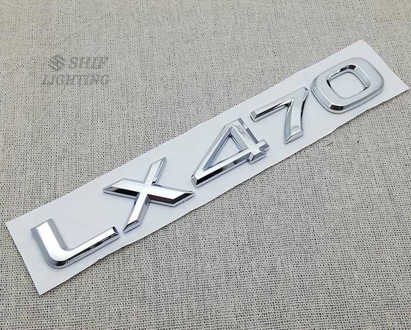 1 Miếng Dán Chữ ABS LX470 LX570 Thay Thế Cho Nắp Cốp Sau Xe Hơi LEXUS