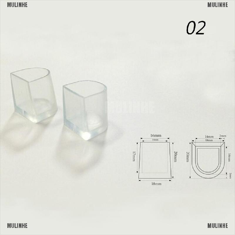 Set 1-5 Cặp Vỏ Bọc Giày Cao Gót Trong Suốt