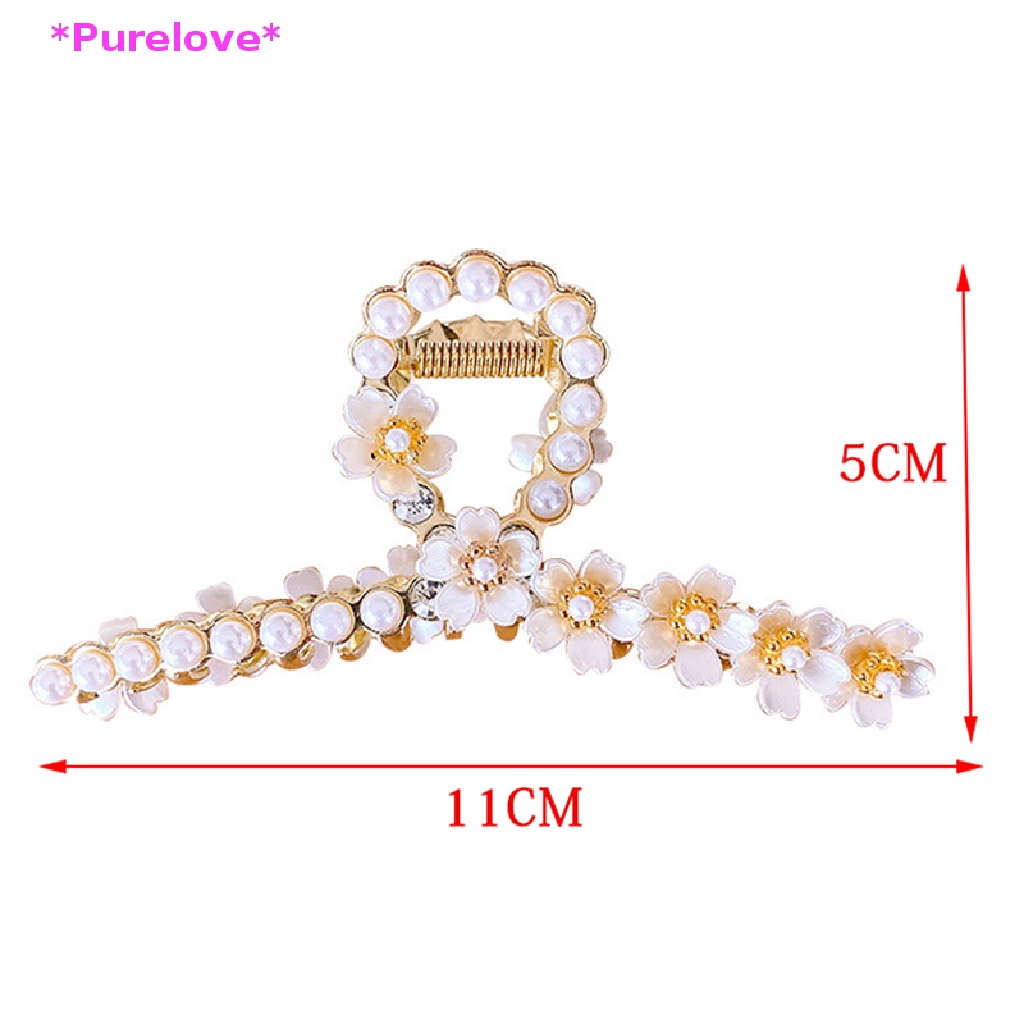 Kẹp Tóc Hình Hoa Đính Ngọc Trai Thời Trang Cho Nữ Mới