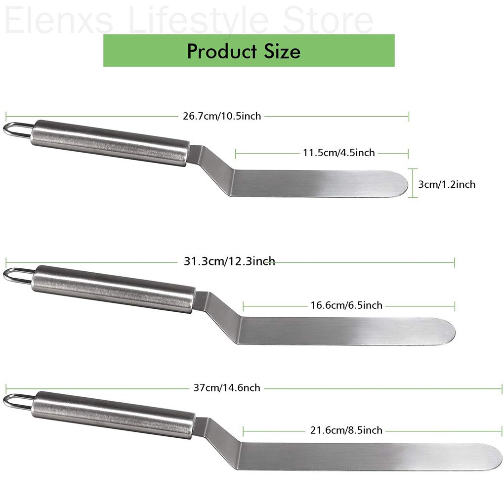 Dụng cụ chà láng bánh kem bằng thép không gỉ tiện dụng