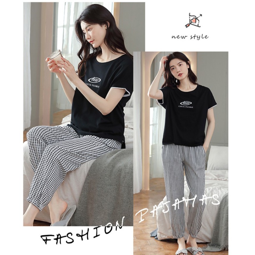 Đồ bộ, đồ mặc nhà nữ chất thun cotton 100% cực dễ thương - MH8014 | BigBuy360 - bigbuy360.vn