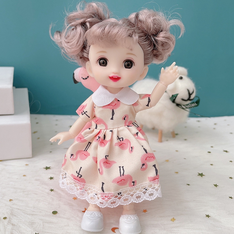 Búp bê barbie 17cm thiết kế siêu đáng yêu