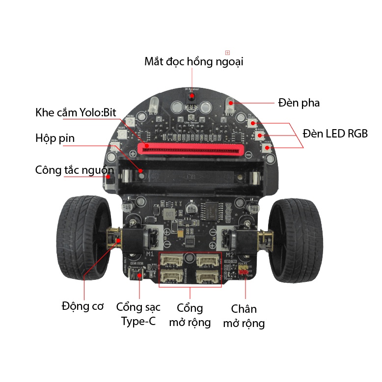 Robot lập trình STEM Rover OhStem - Đồ chơi cho bé - Metis đồ chơi cho con