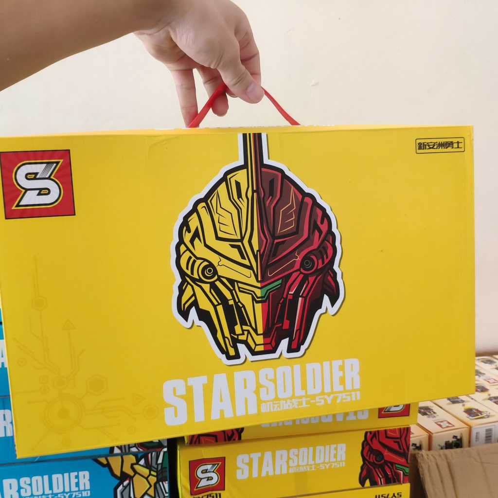 Mô hình Đồ chơi Lắp ráp lego MOC gundam mecha BANAGHER LINKS SEABOOK ARNO ghép SY 7510 7511 7512 Technic star soldier
