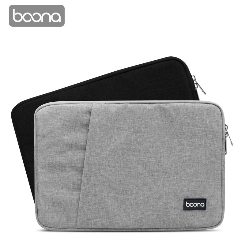 Túi chống sốc laptop Baona 2 ngăn cho máy tính xác tay- Ipad - Surface - Tablet đẹp,mỏng, siêu nhẹ, thời trang