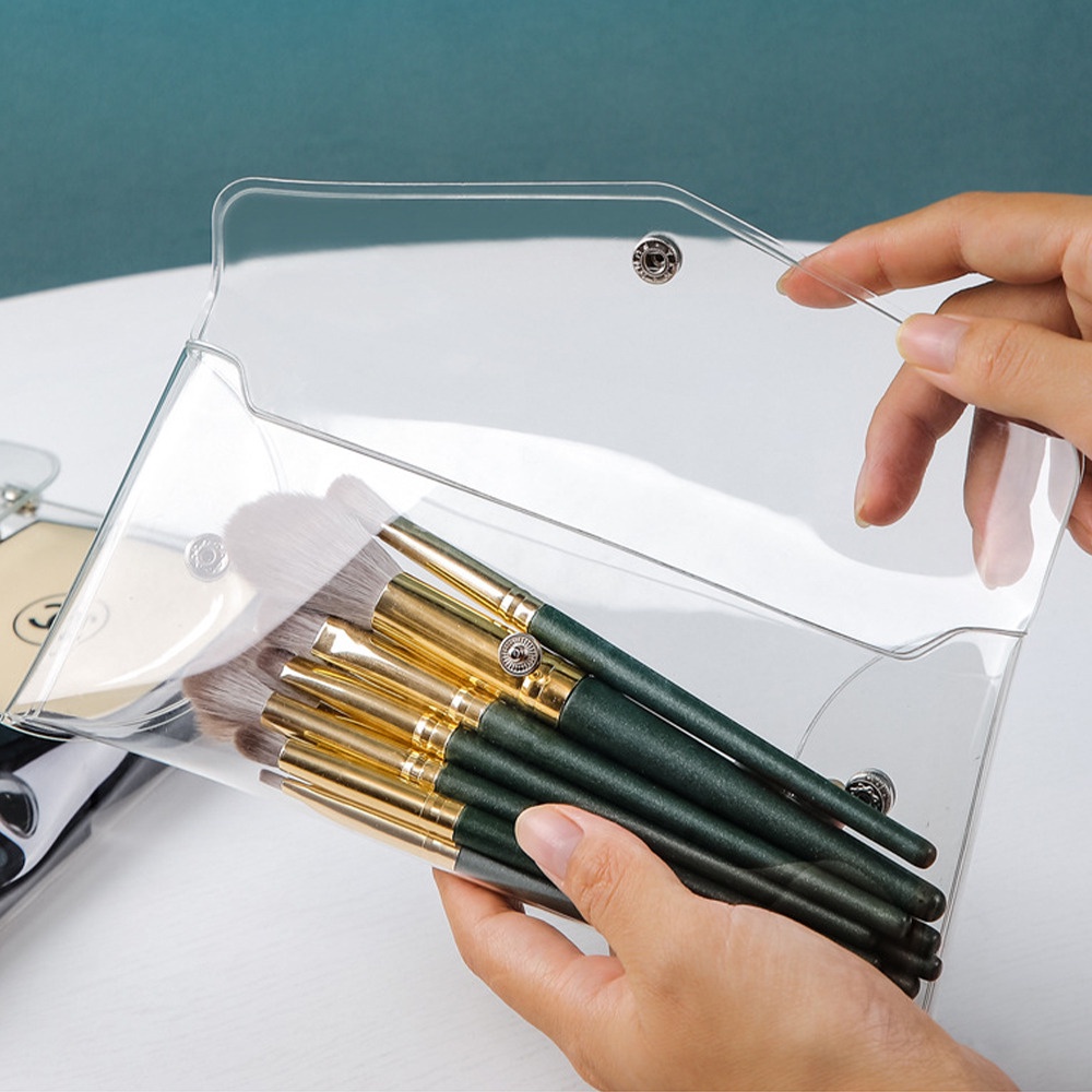Túi Đựng Mỹ Phẩm Son Môi Bằng PVC Trong Suốt Chống Thấm Nước Đa Năng