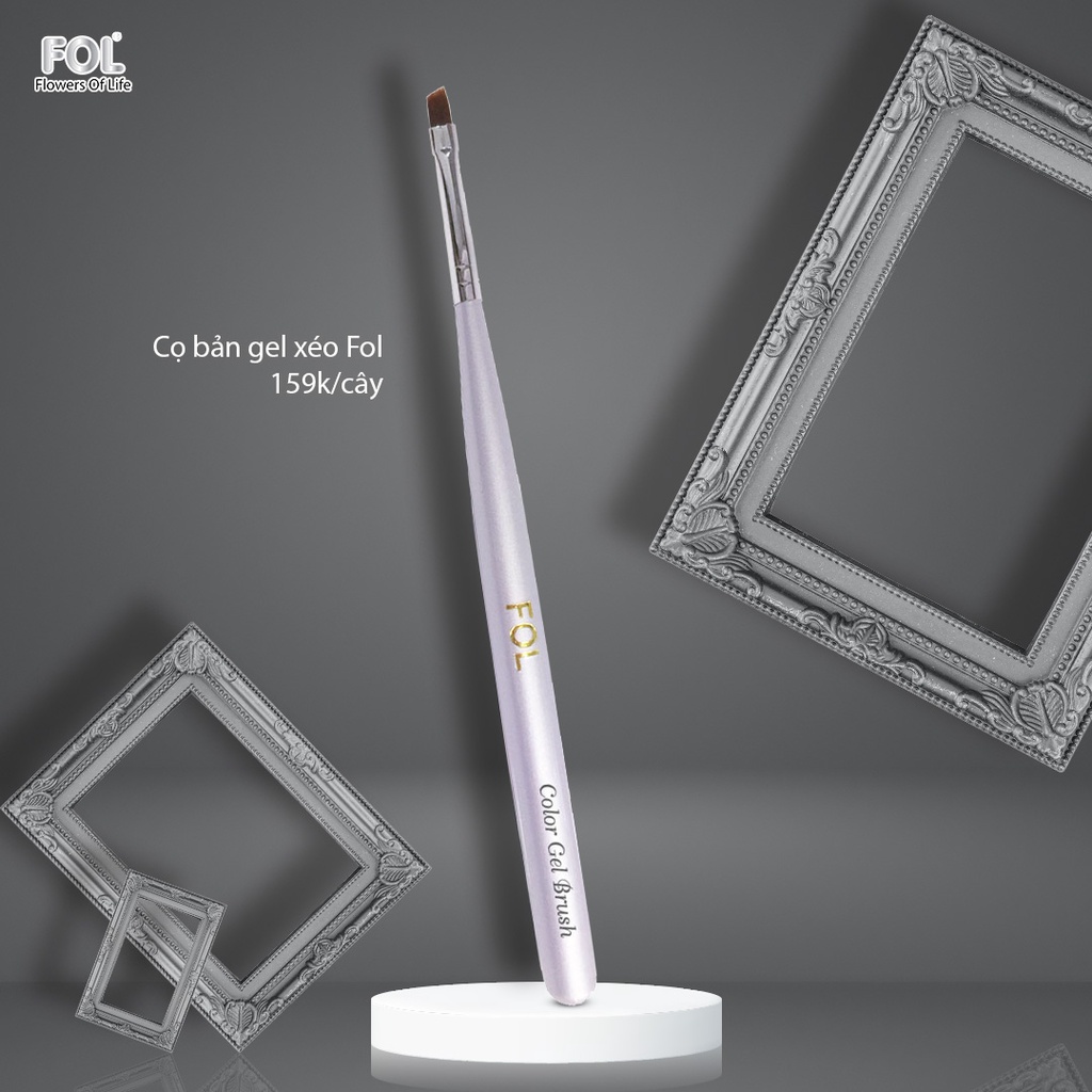 Cọ bản gel xéo Fol