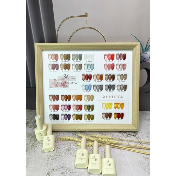 Sét sơn gel Vandonnie 18 hoac Dirse 18 mầu hot trend 2022 tặng kèm bảng màu sơn sẵn