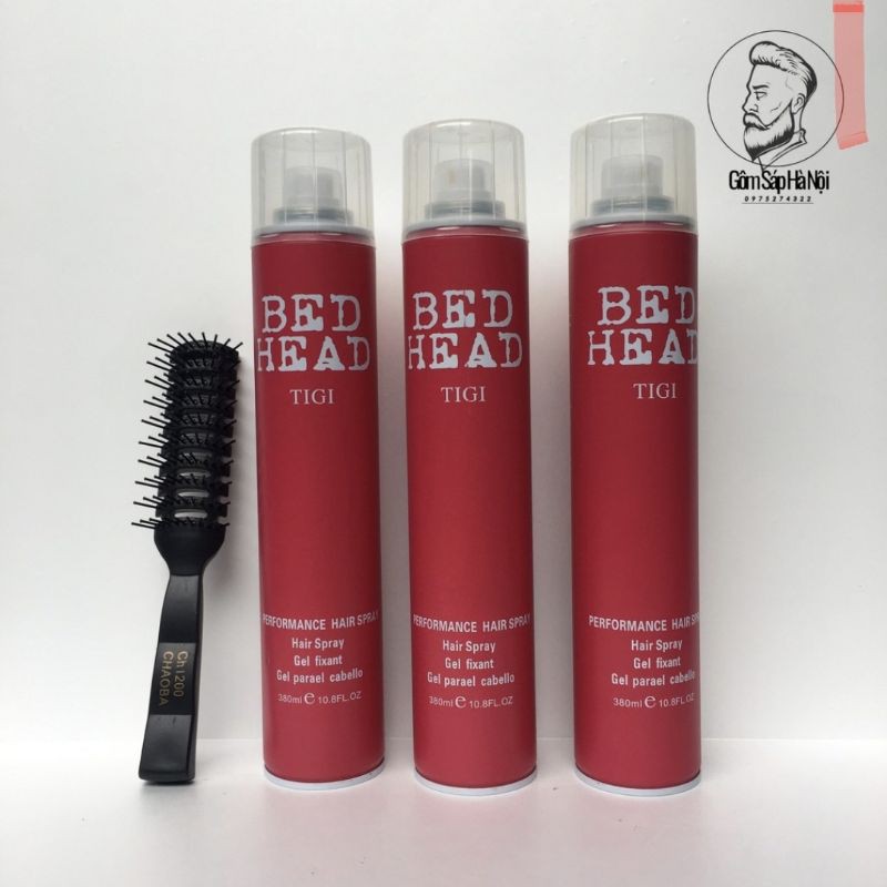 [ 380ml ] Gôm xịt giữ nếp tóc gôm tạo kiểu tóc BED HEAD TIGI