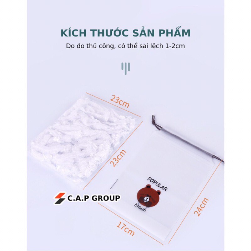 Set 100 Màng Bọc Thực Phẩm Tái Sử Dụng Đa Năng Tiện Lợi Phù Hợp Cho Nhiều Mục Đích