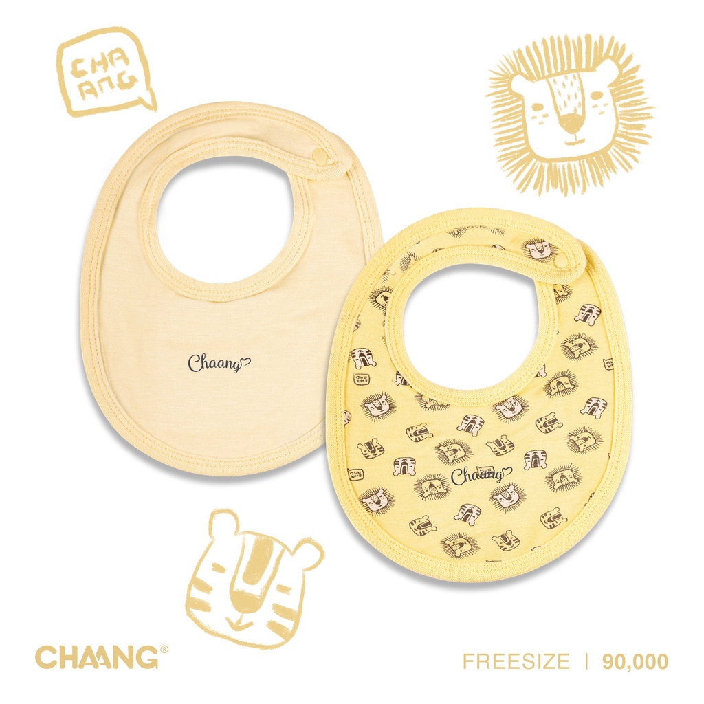 Sét 2 yếm tròn cho bé sơ sinh