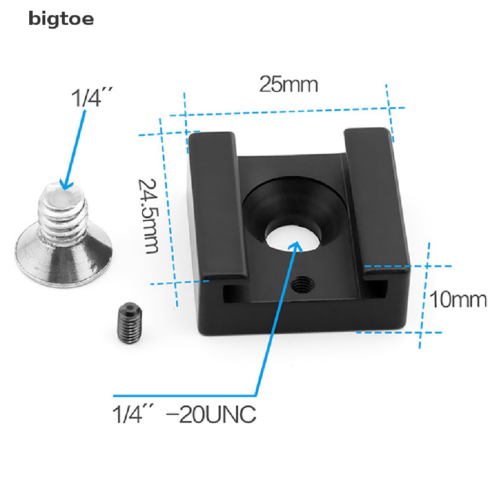 Đế chuyển đổi ngàm cold shoe cho Micro / dèn Flash / Camera