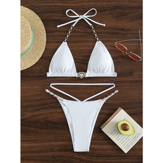 Bikini phối xích trái tim( nhiều màu)