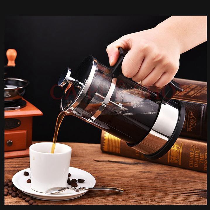 Bình pha trà cà phê Đa Năng French Press 600ml và 350ml 💥SIÊU HOT💥 HOT