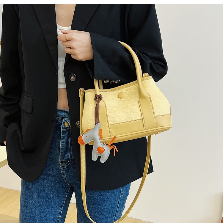 Túi Đeo Chéo Vai Màu Sắc Tương Phản Thời Trang Dành Cho Nữ