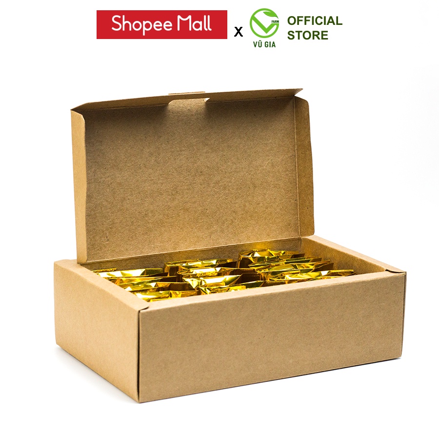 [ HỘP QUÀ TẾT] 18 Gói Trà Oolong Kim Tuyên Cao Cấp Bảo Lộc Vũ Gia ( 10g/ gói)