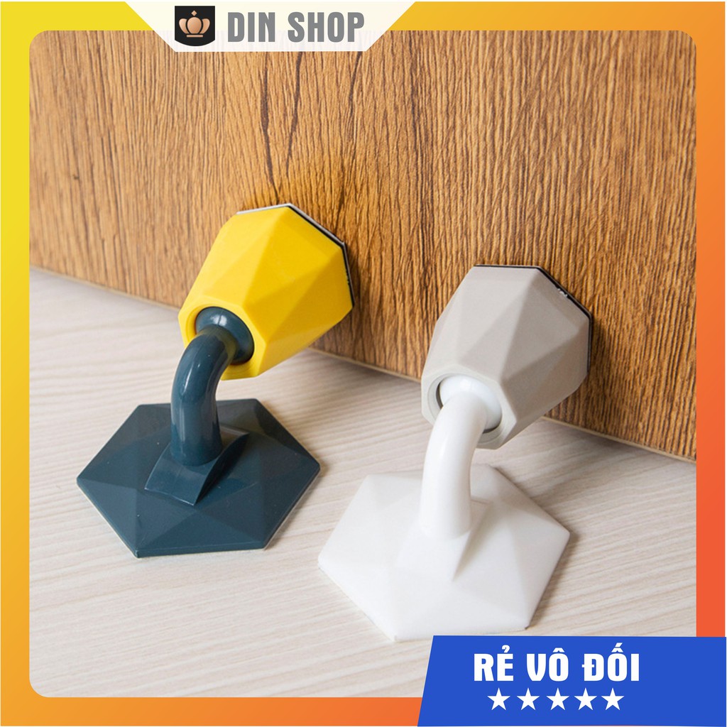 Chặn Giữ Của Chống Va Đập DIN SHOP Nút Chặn Cửa, Hút Cửa Chống Sập, Kẹt Tay Giảm Va Đập Cực Tốt