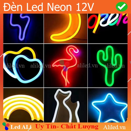 Đèn led Neon 12V cuộn 5m, Neon sign 12V