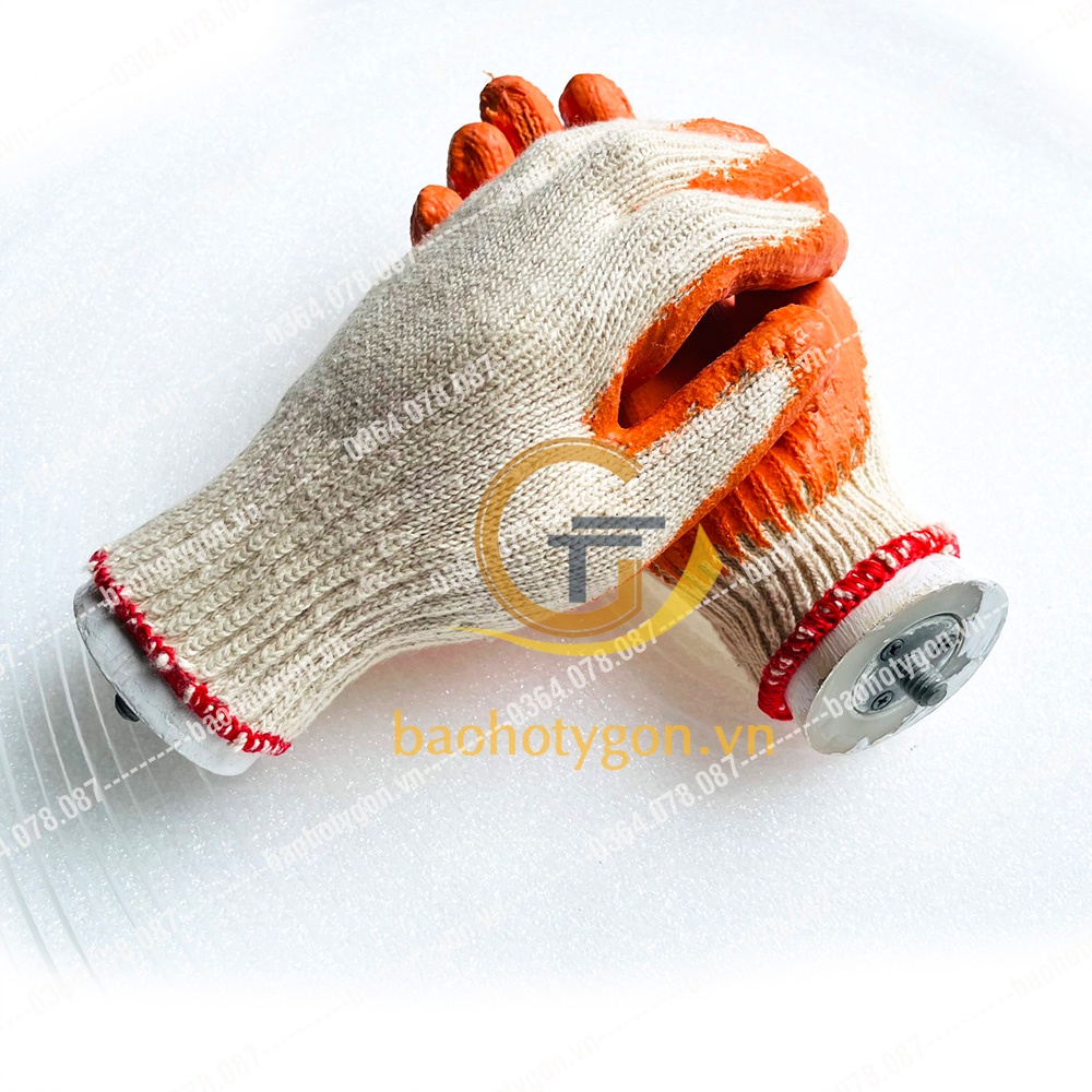 Găng tay phủ sơn cam