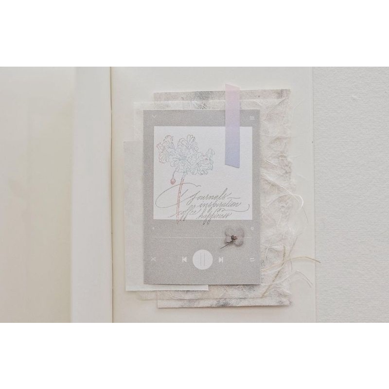 Krisna.room ♡ Hãng Jieyanow Atelier- Set 3 tờ note trang trí sổ