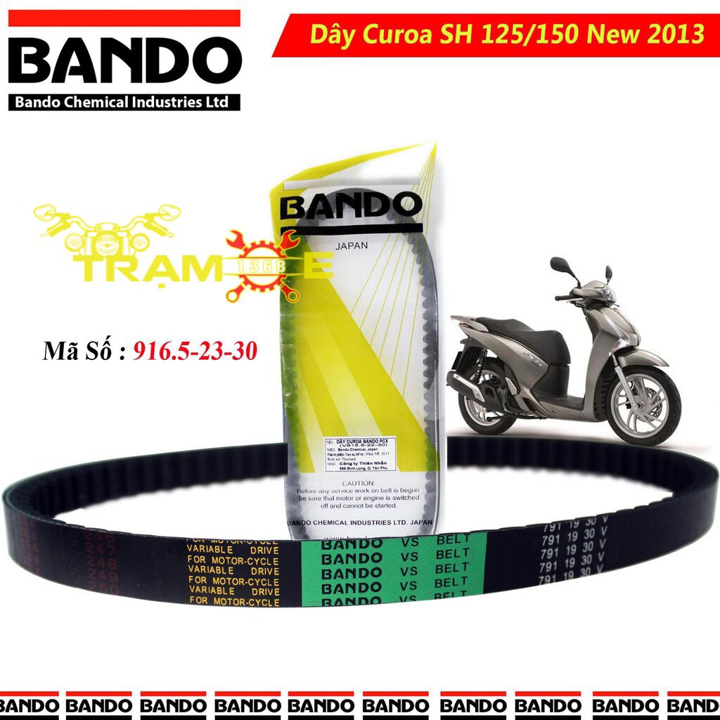 DÂY CUROA BANDO XE SH 125 150 ĐỜI XE 2013 - 2019 CHÍNH HÃNG