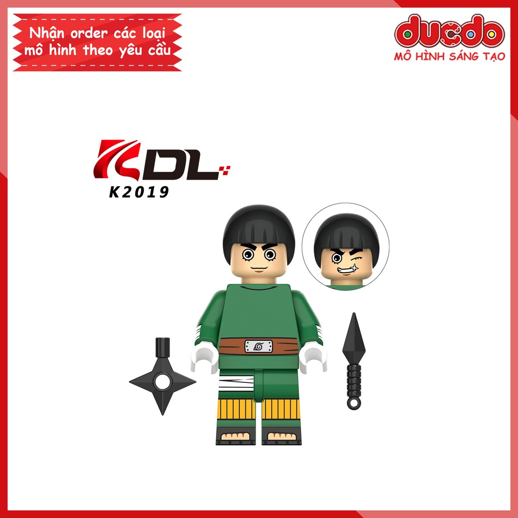 Minifigures các nhân vật Rock Lee, Orochimaru trong Naruto - Đồ chơi Lắp ghép Xếp hình Mô hình Mini KDL803