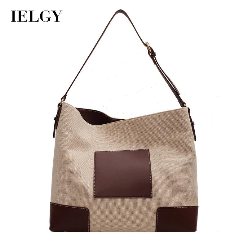 IELGY Túi Đeo Vai Cỡ Lớn Phong Cách Cổ Điển Thời Trang Cho Nữ