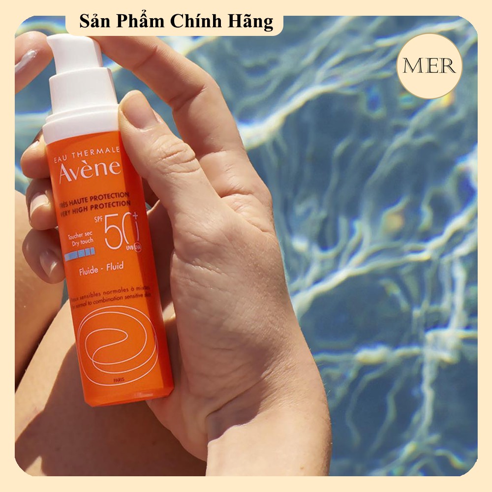 Kem chống nắng Eau Thermale Avene Dry Touch Fluide SPF50+ 50ml dạng vòi