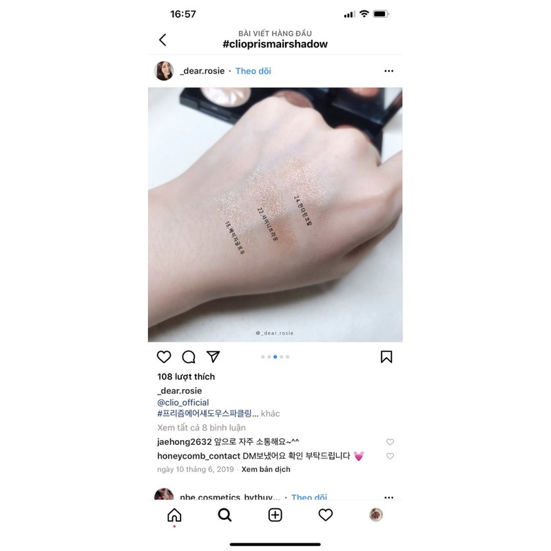 Phấn mắt Prism Air Clio | BigBuy360 - bigbuy360.vn