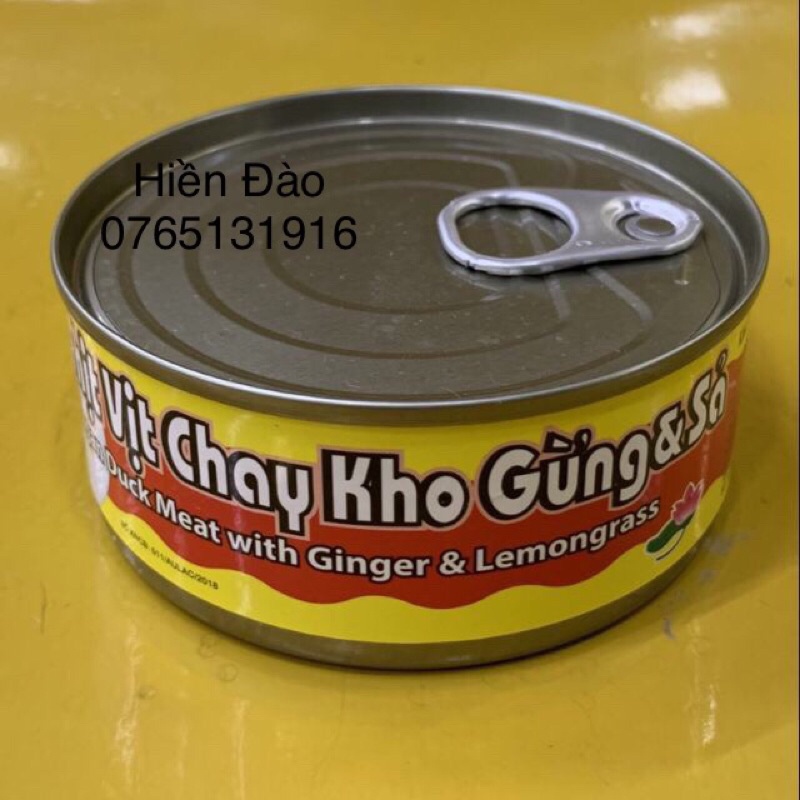 Thịt vịt kho gừng xả chay