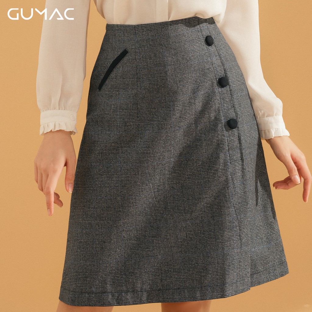 [Mã WAAUG giảm 15% tối đa 30k đơn 99k] Váy tà đắp 3 nút VA732 GUMAC | BigBuy360 - bigbuy360.vn