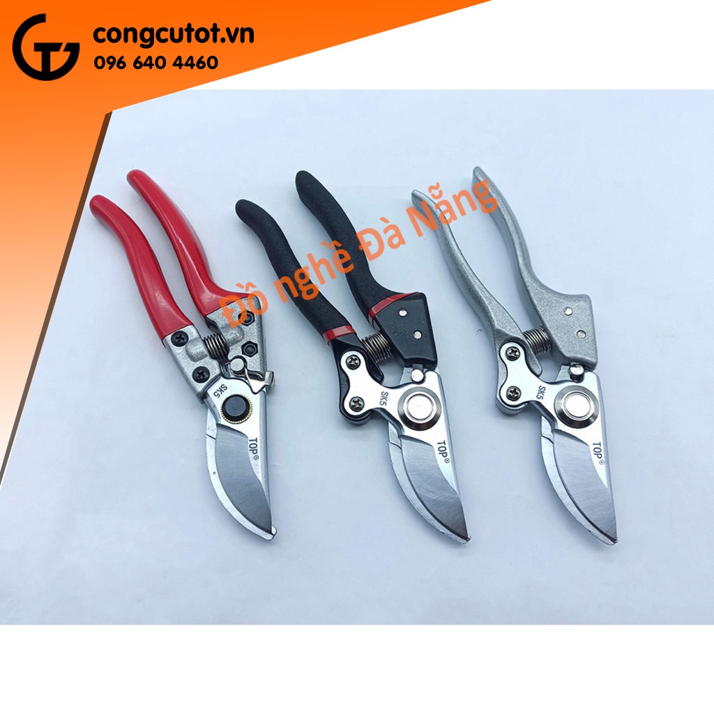 Kéo cắt cành 205mm có ốc chống bửa to để cắt cành cứng