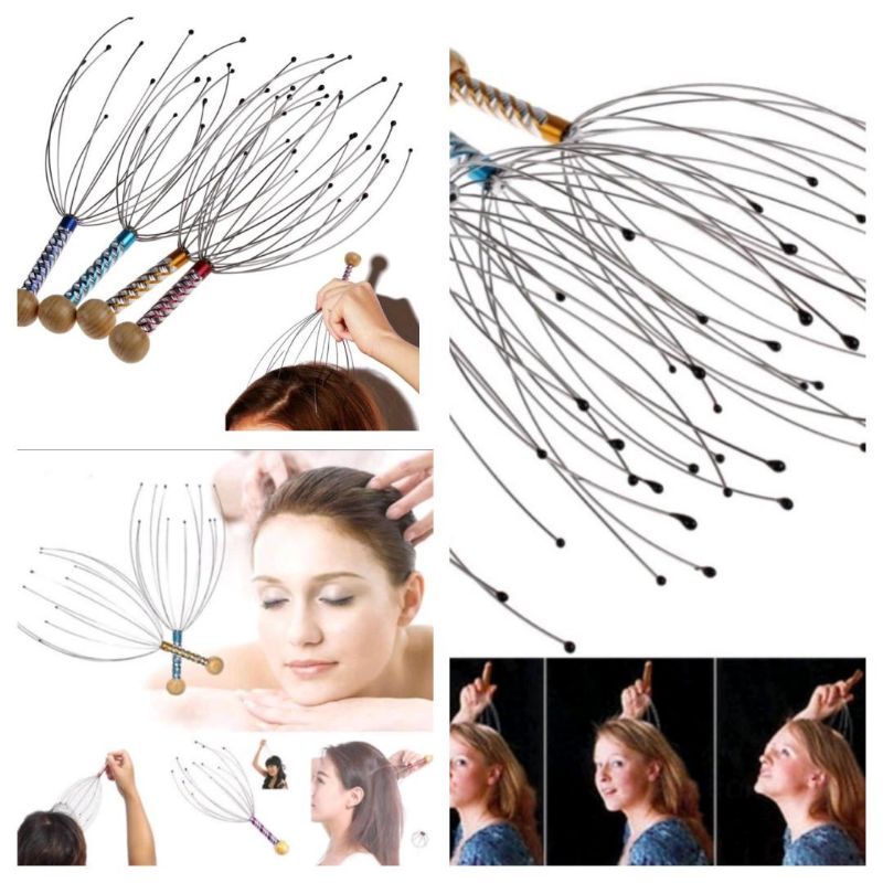 Cây Gãy Ngứa Và Massage Đầu Giúp Lưu Thông Máu