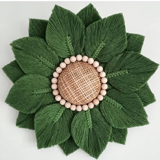 Mành Macrame hoa hướng dương treo tường trang trí 🔥