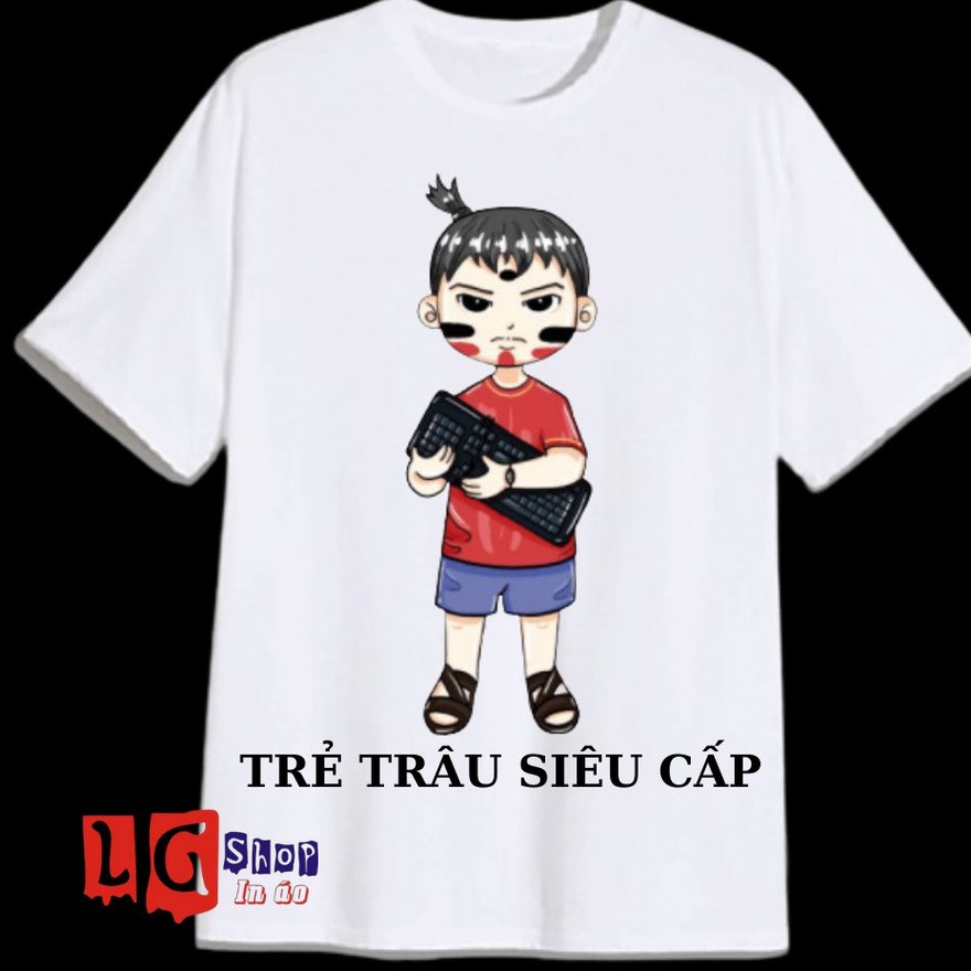 ÁO THUN BIỆT ĐỘI GANGSTER-TRẺ TRÂU SIÊU CẤP