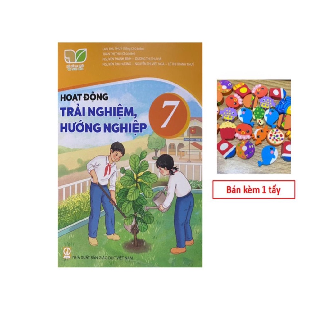 Sách - Hoạt động trải nghiệm hướng nghiệp lớp 7  + Bán kèm tẩy 5k