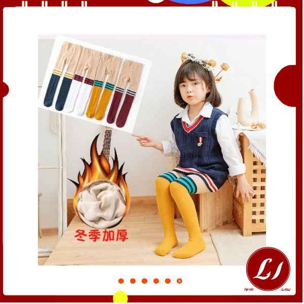 QUẦN TẤT GIẢ BỐT giữ ấm cho bé gái 3-10 tuổi