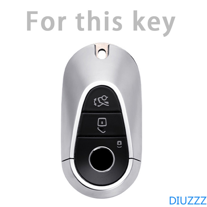 Vỏ Bọc Chìa Khóa Điều Khiển Từ Xa Bằng TPU Cho Mercedes Benz C S Class W206 W223 S350 C260 C300 S400 S450 S500