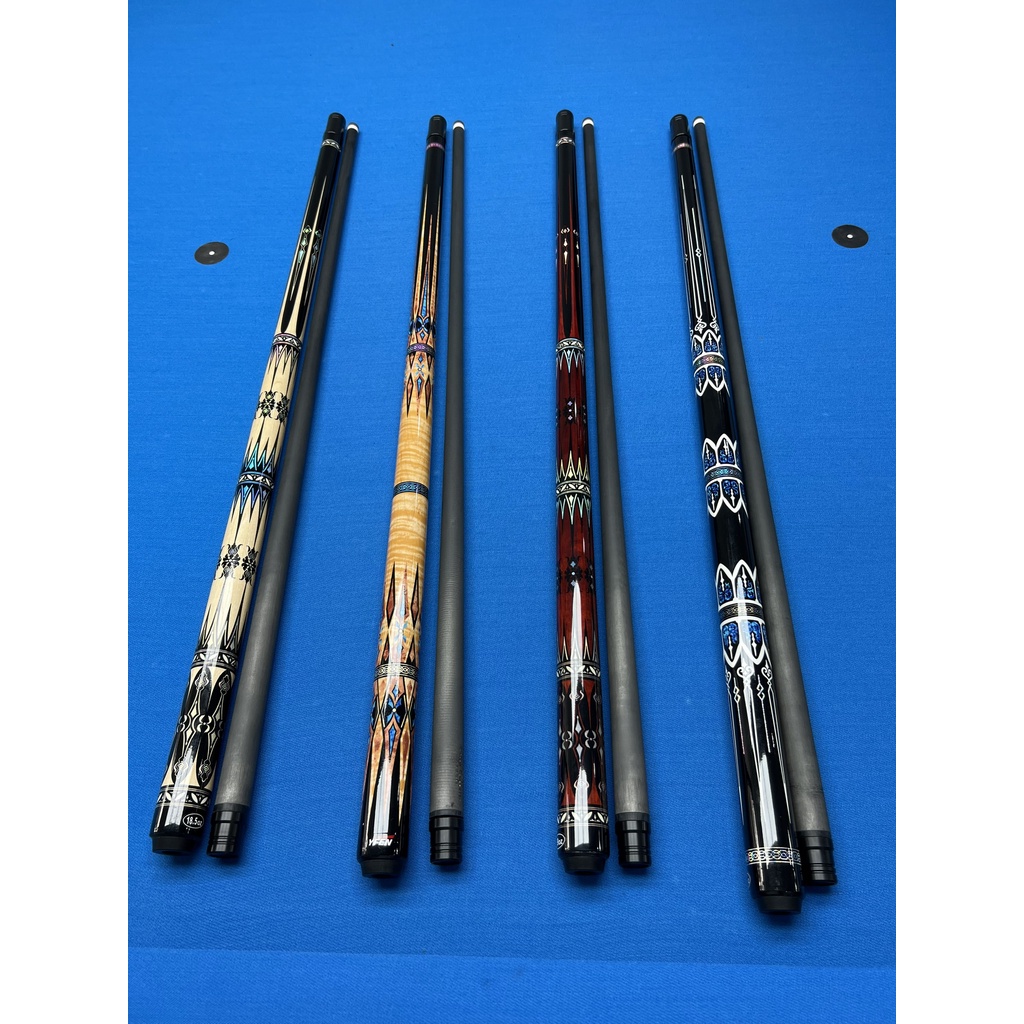 Cơ Bida Carbon YFEN- Cơ Chuyên Nghiệp - Cơ Carbon - Tặng kèm nối cơ, bao da đi kèm, lơ Mỹ