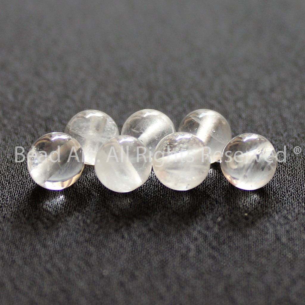 T.A Trắng  Tự Nhiên ~6MM  Phối Vòng Tay, Chuỗi Hạt, Trang Sức S42