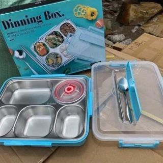 Khay cơm Inox 5 ngăn