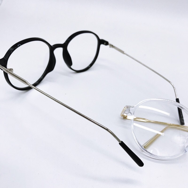 Kính cận kiểu dáng basic thời trang phong cách Hàn Quốc mắt kính không độ chống tia UV EMOJI 075