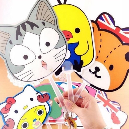 Quạt cầm tay cute nhiều hình ngộ nghĩnh 2250 Đức Tài