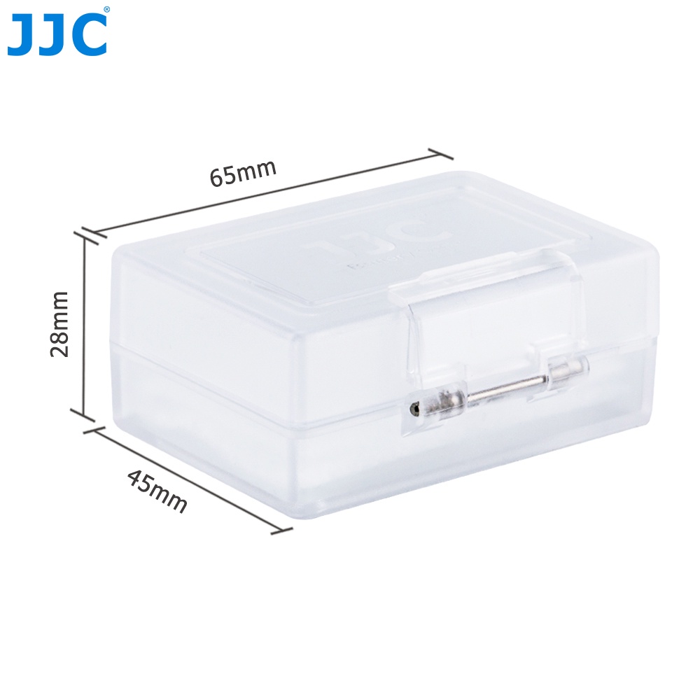 JJC Hộp Bảo Quản Pin Máy Ảnh Giá Đỡ Bảo Vệ Mini Cho NP-W126 W126S NP-95 NP-FW50 NP-FZ100 NP-BX1 LP-E6 LP-E6N LP-E8 LP-E10 LP-E5 LP-E12 LP-E17 EN-EL15 EN -EL15a EN-EL14a EN-EL3E BLN1