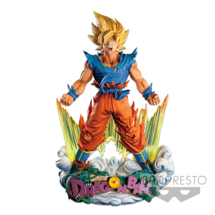 MÔ HÌNH NHÂN VẬT Banpresto Dragon Ball Z: Super Saiyan Goku (The Brush) Super Master Stars Diorama Figure