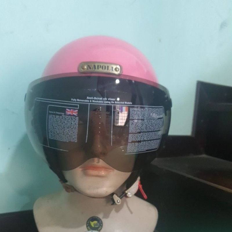 Kính chắn gió B1Napoli gắn nón bảo hiểm