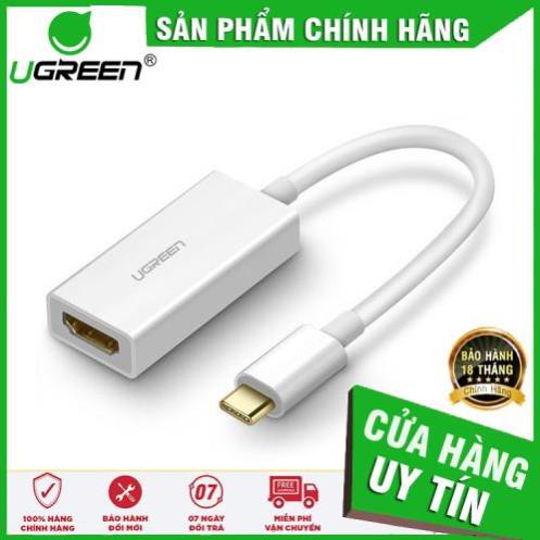 Bộ chuyển đổi USB type C cổng đực sang HDMI cổng cái dài 20CM UGREEN 40273 ✔HÀNG CHÍNH HÃNG ✔