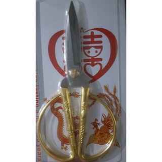 [Giá Siêu Rẻ] Kéo Cán Vàng Rồng Size Lớn 19 Cm